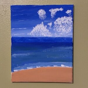 Ocean Seascape Acrylic Painting